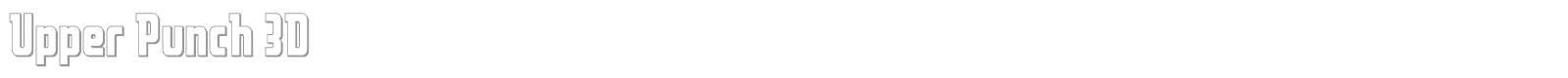Upper Punch font preview