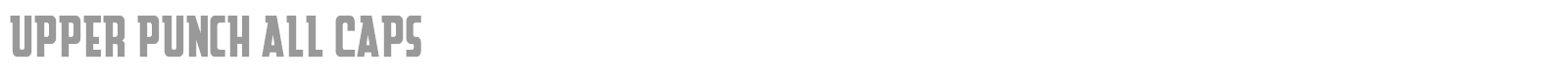 Upper Punch font preview
