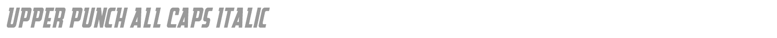 Upper Punch font preview
