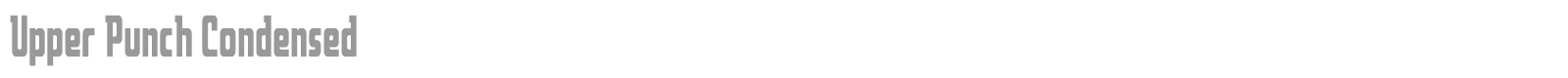 Upper Punch font preview