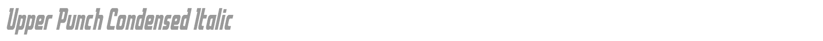 Upper Punch font preview