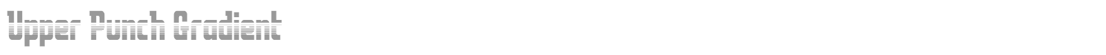 Upper Punch font preview