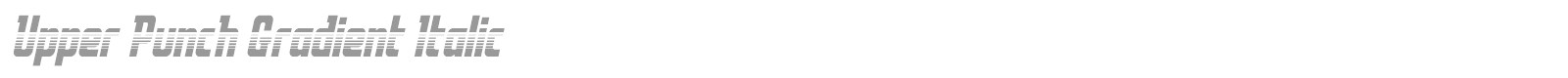 Upper Punch font preview