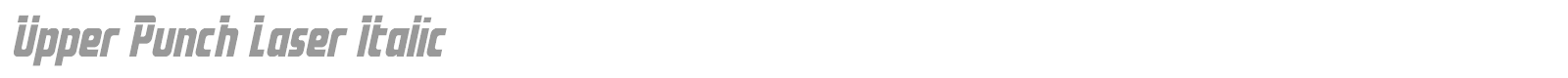 Upper Punch font preview