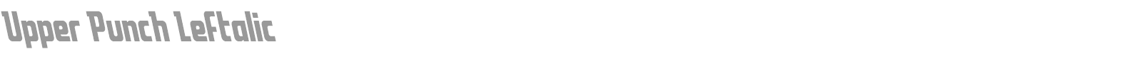 Upper Punch font preview