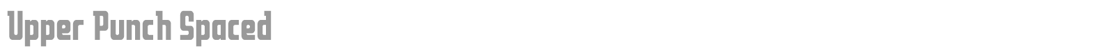 Upper Punch font preview