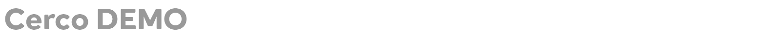 Cerco font preview
