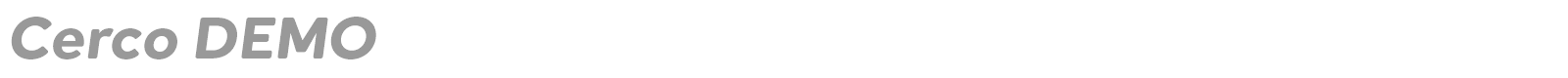 Cerco font preview