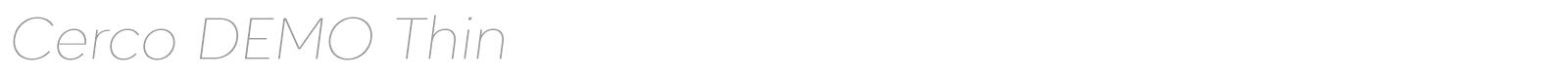 Cerco font preview
