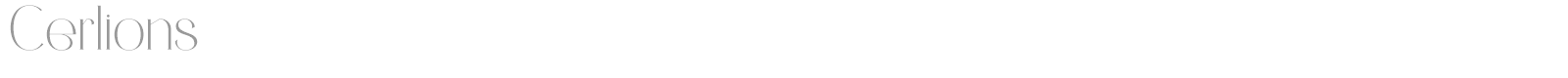 Cerlions font preview