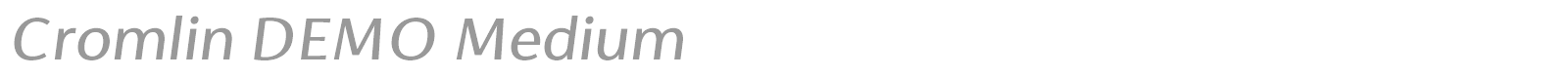 Cromlin font preview