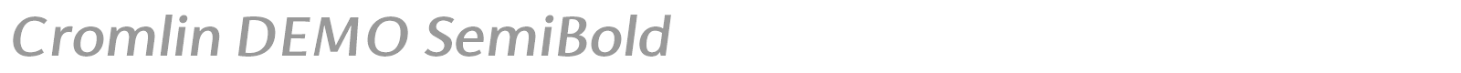 Cromlin font preview