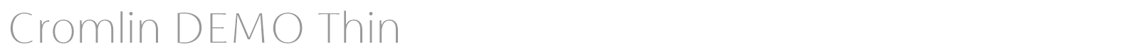 Cromlin font preview
