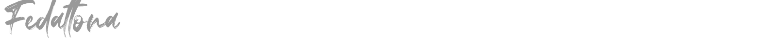 Fedattona font preview