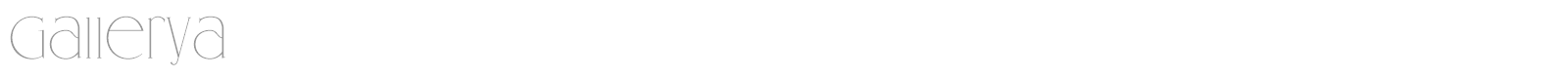 Gallerya font preview