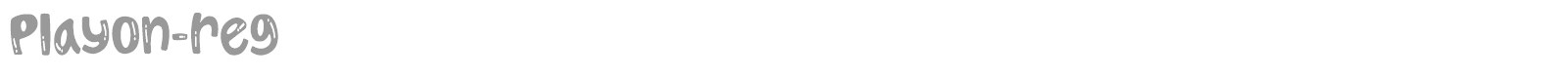 Playon font preview