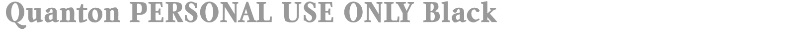 Quanton font preview