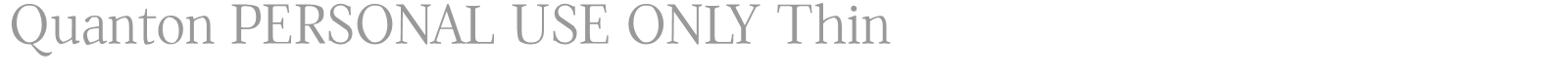 Quanton font preview