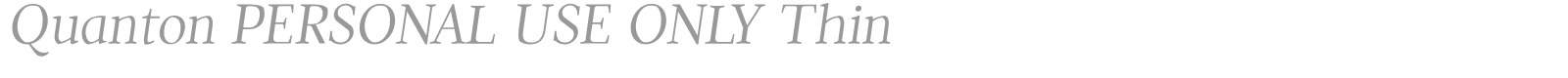 Quanton font preview