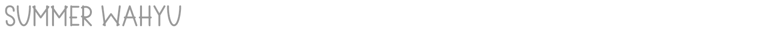 Beach Wahyu font preview