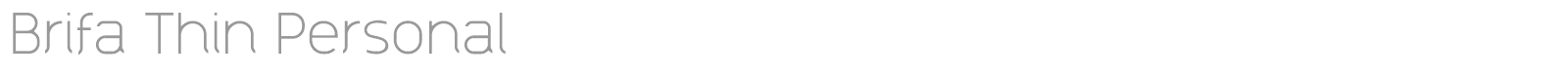 Brifa font preview