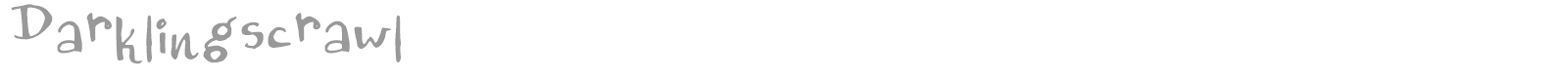 Darkling Scrawl font preview