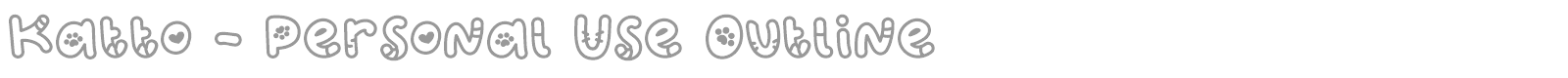 Katto font preview