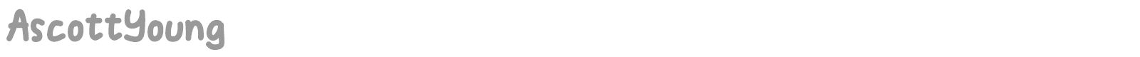 Ascott Young font preview