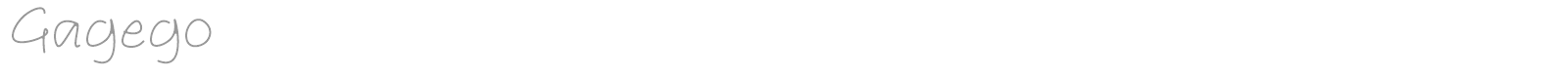 Gagego font preview