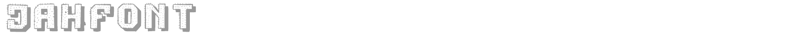 Jahfont font preview