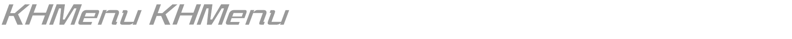 KHTitle font preview