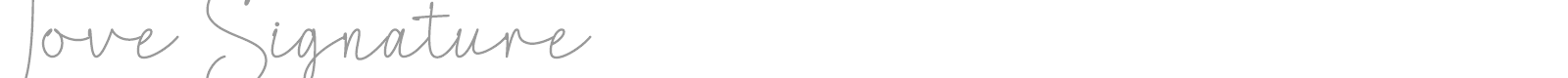 Love Signature font preview
