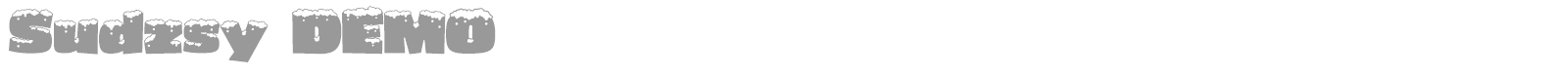 Sudzsy font preview
