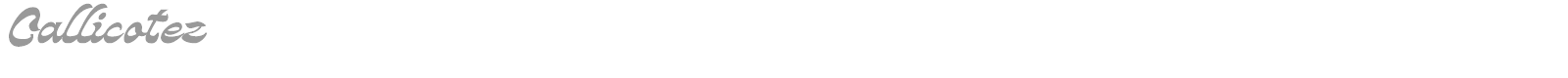 Callicotez font preview