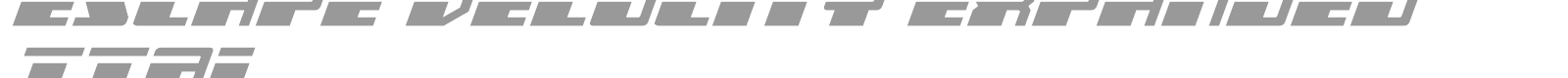 Escape Velocity font preview