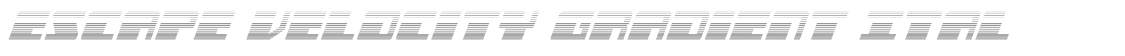Escape Velocity font preview