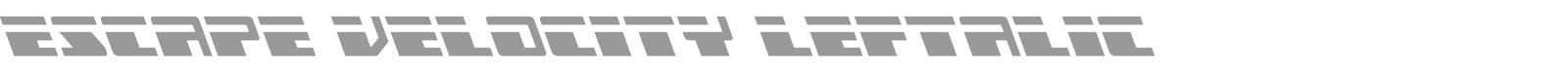 Escape Velocity font preview