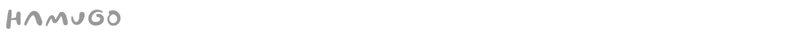 Hamugo font preview