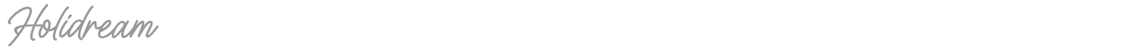 Holidream font preview