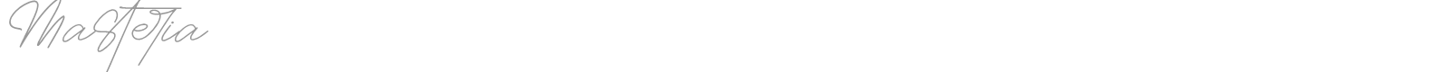 Masteria font preview