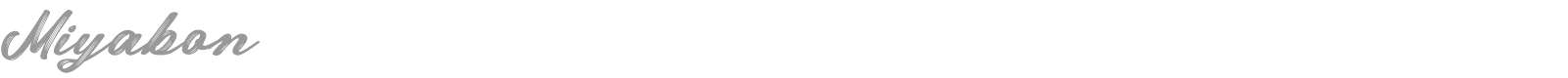 Miyabon font preview