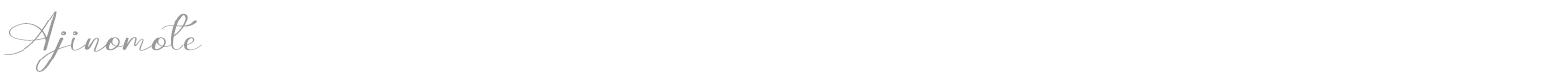 Ajinomote font preview