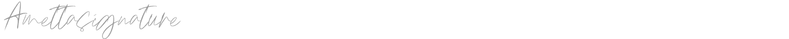 Ametta Signature font preview