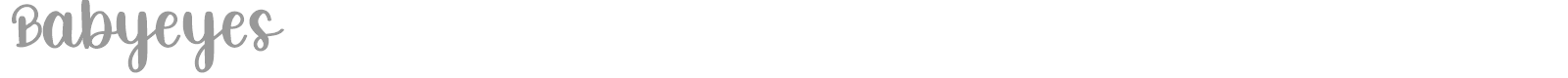 Babyeyes font preview