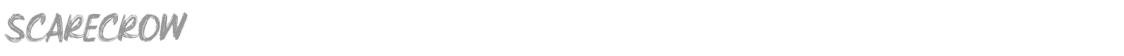 Scare Crow font preview