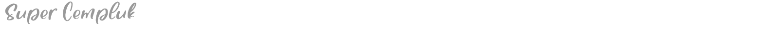 Super Cempluk font preview