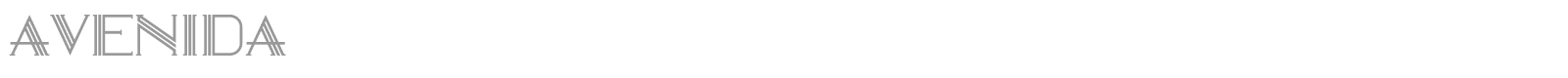 Avenida font preview