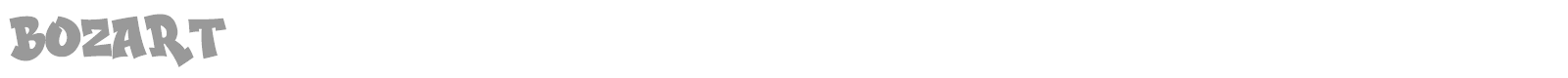 Bozart font preview