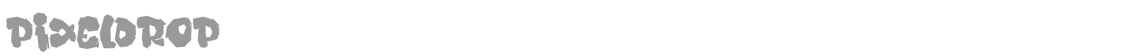 Pixeldrop font preview