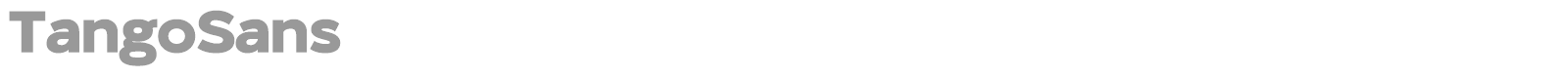 Tango Sans font preview